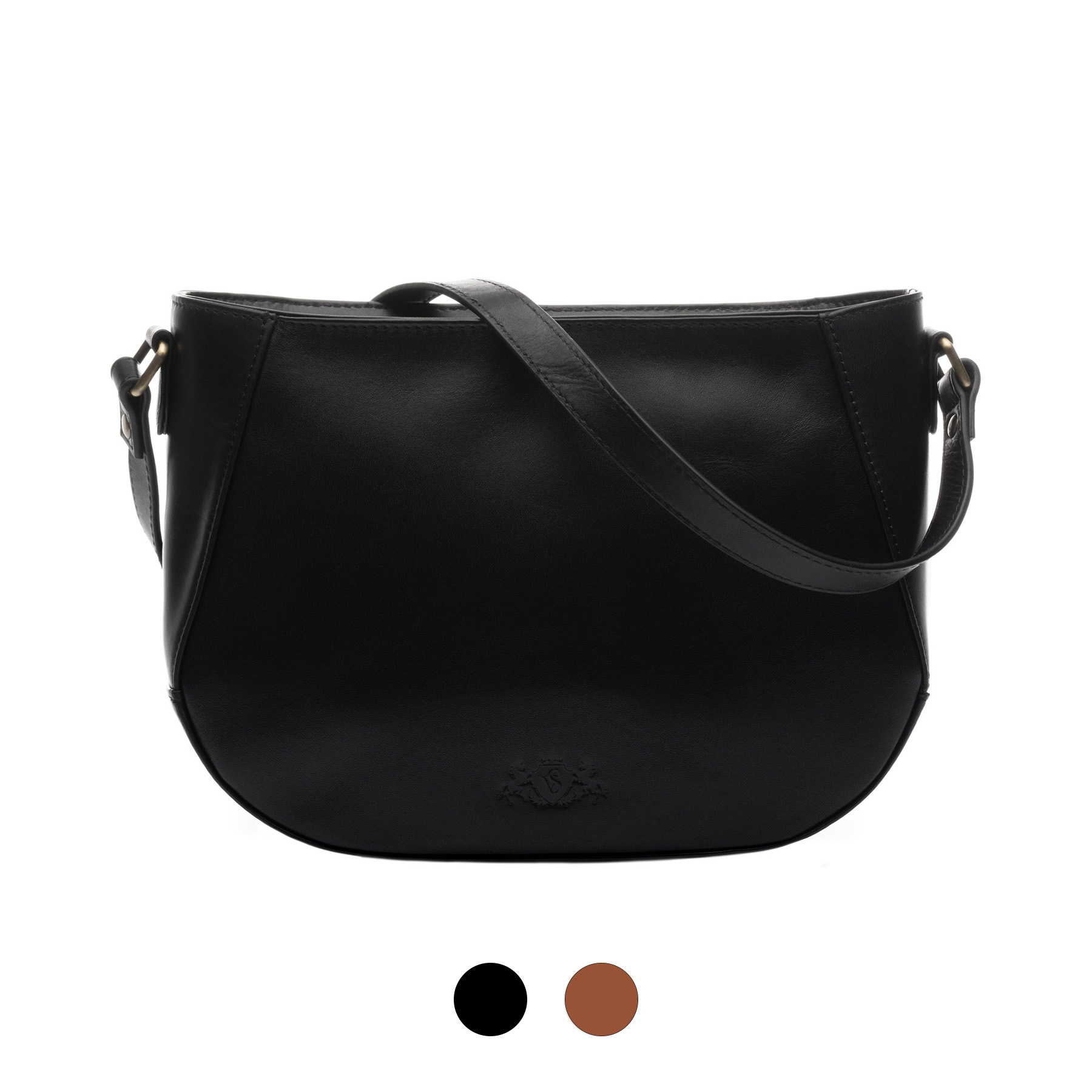 tote bag handbag Leather ALBANY black or tan shoulder bag tote bag handbag Leather ALBANY black or tan shoulder bag