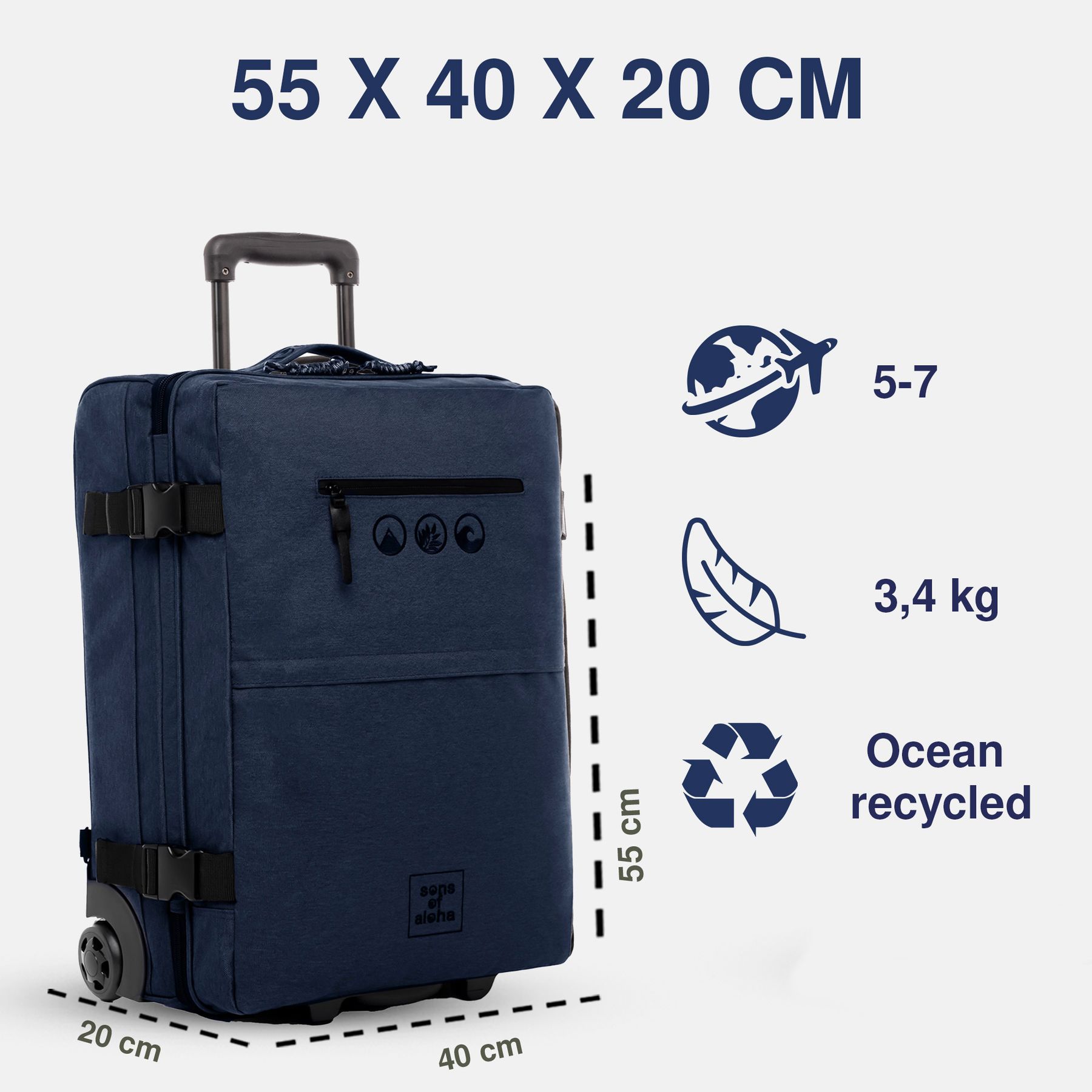 55 x 40 x 20 backpack best sale