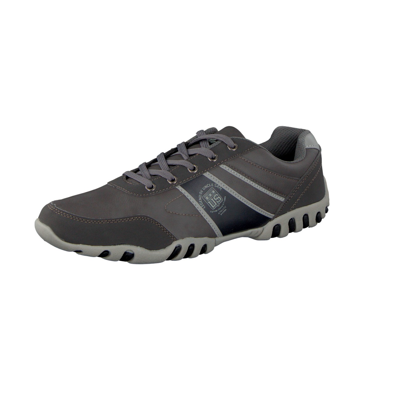 UNCLE SAM Herren Fashion Sneaker, Grau UNCLE SAM Herren Fashion Sneaker, Grau