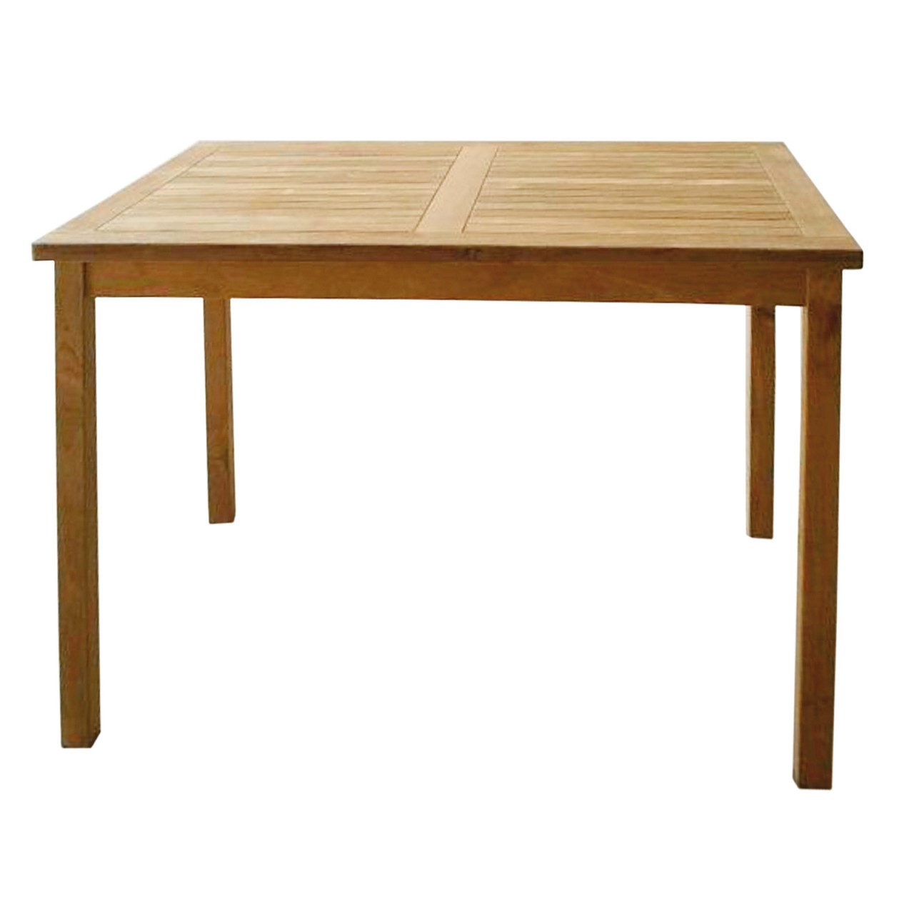 74 x 72 x 75 cm LEX Tisch aus Teakholz rechteckig