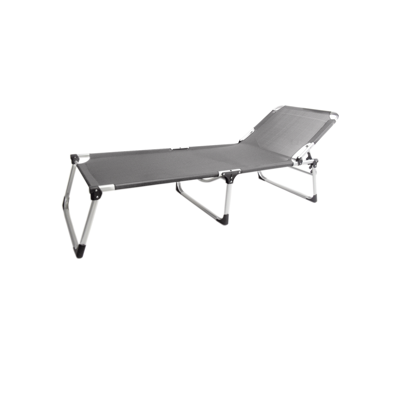LEX Alu-Sonnenliege mit Sonnendach petrol 188 x 57 x 25 cm