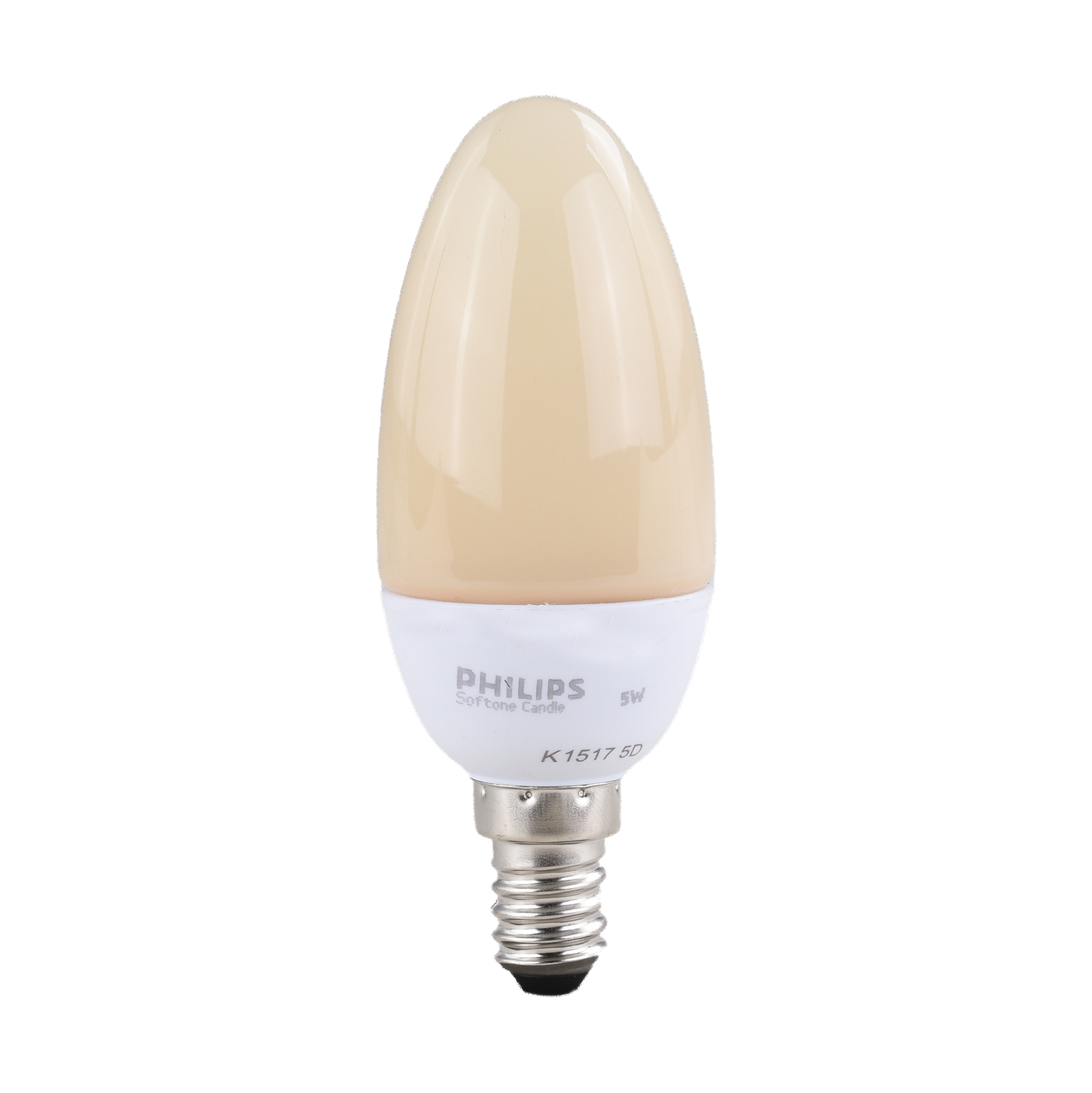 Philips Softone Energiesparlampe E14 5 Watt Warmweiß Kerze