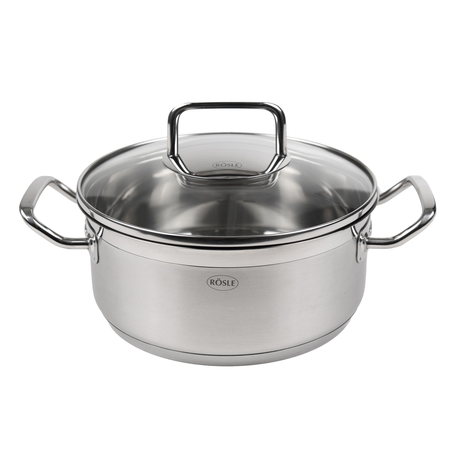 RÖSLE Kochtopf Topf Edelstahl Ø 20 cm 2,5 L Induktion l-Motion Pro ...