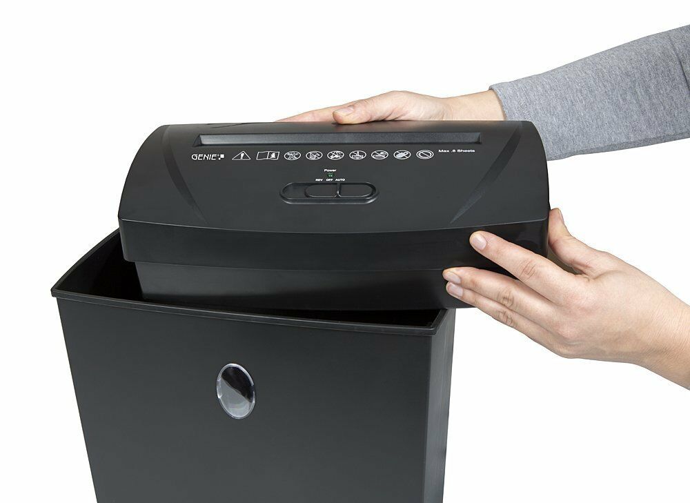 GENIE 180 X Aktenvernichter Cross Cut Partikelschnitt Papier Schredder