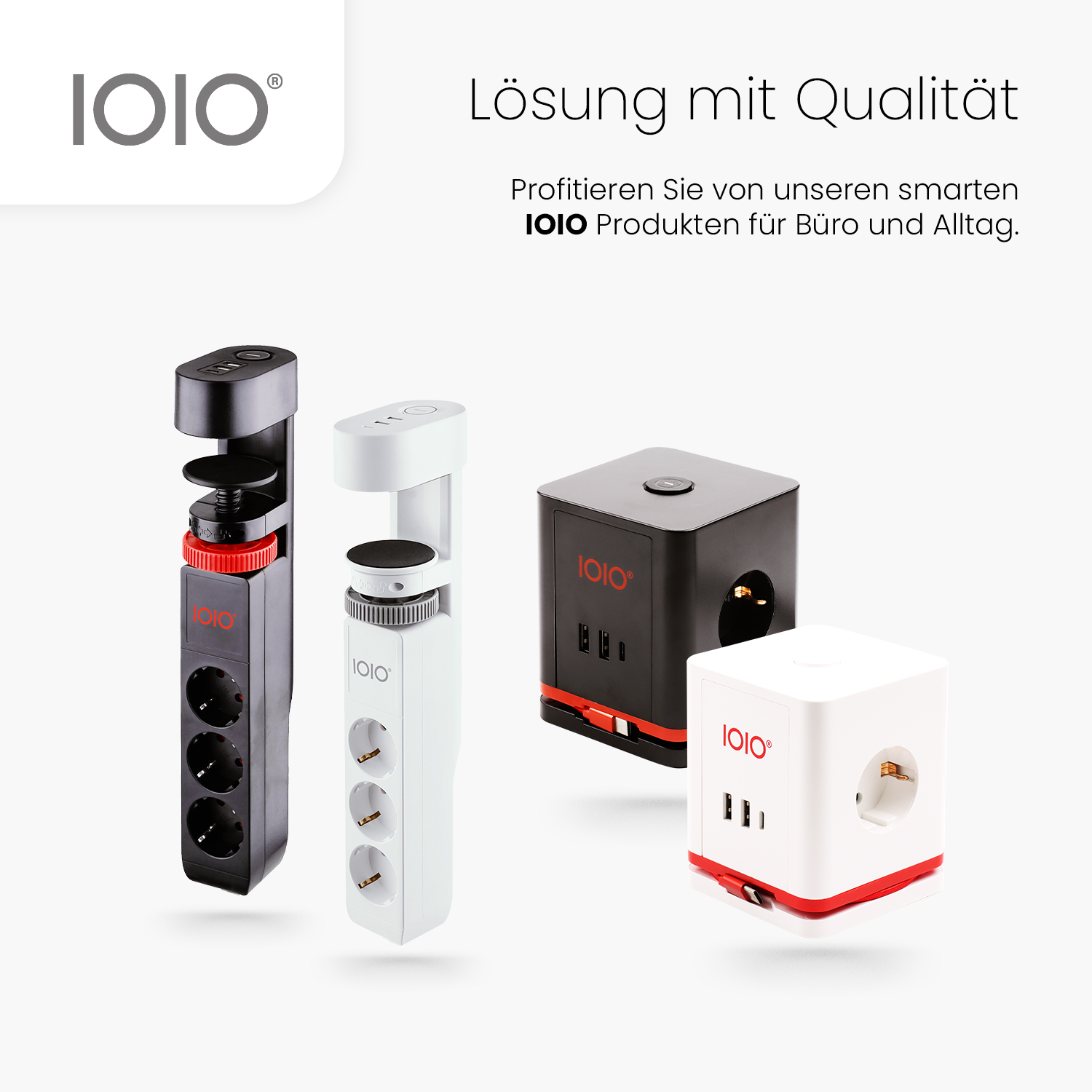 Steckdosenwürfel SW 1000 3-fach Schutzkontaktteckdose + 2 x USB-A und 1 x USB-C weiß Steckdosenwürfel SW 1000 3-fach Schutzkontaktteckdose + 2 x USB-A und 1 x USB-C weiß