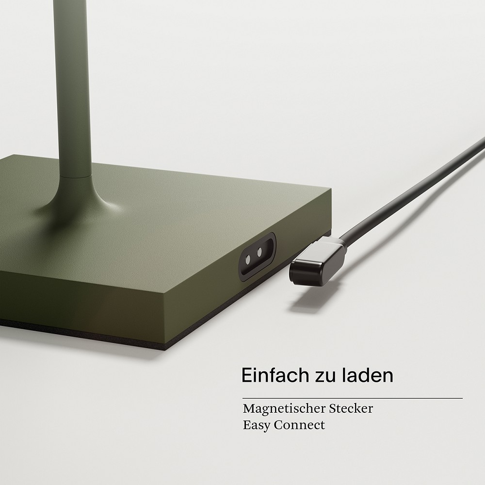 B-Ware Nuindie LED Akku Tischleuchte Tannengrün B-Ware Nuindie LED Akku Tischleuchte Tannengrün