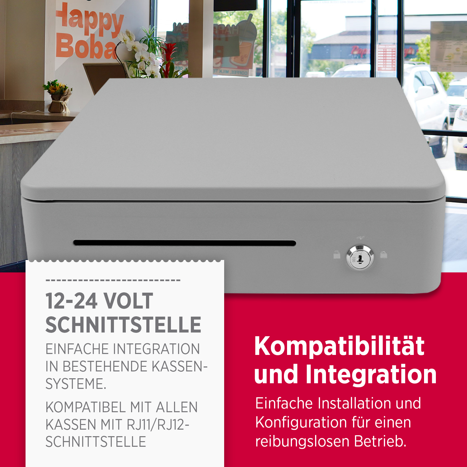 Kassenlade S 330 Color mit 8 Münzfächern und 4 Scheinfächern cobblestone Kassenlade S 330 Color mit 8 Münzfächern und 4 Scheinfächern cobblestone