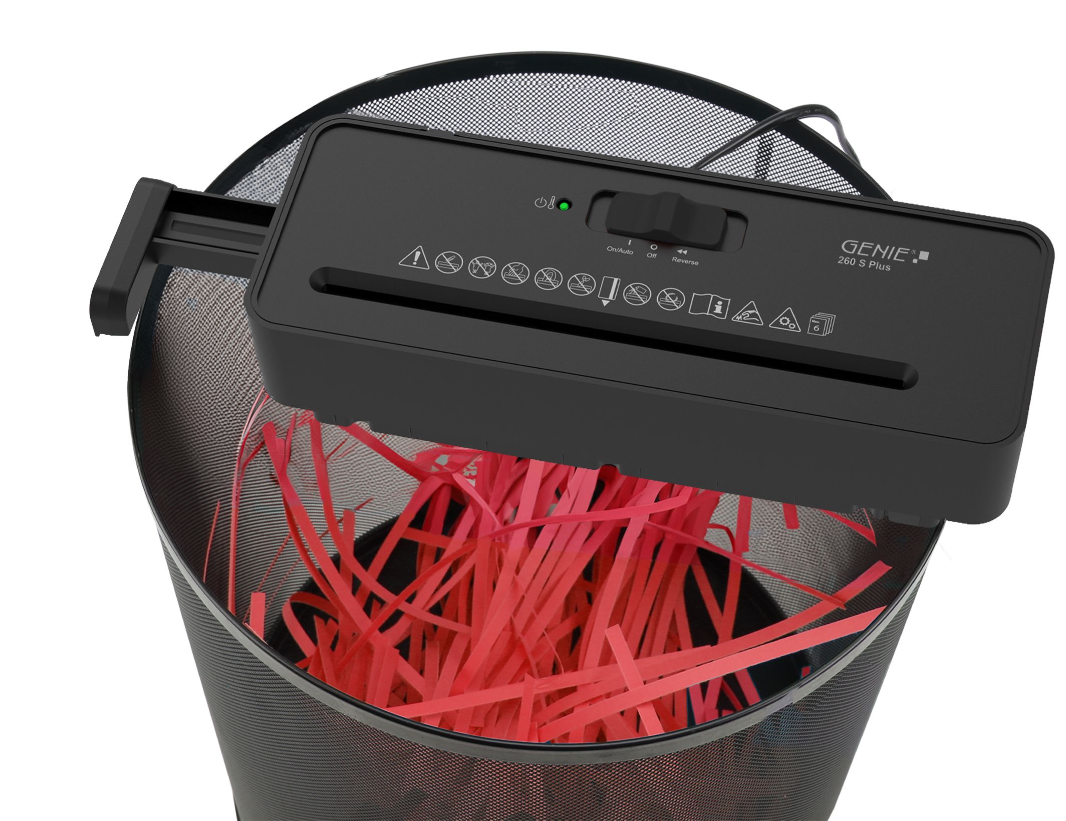 GENIE 260 S Plus – Kompakter Aktenvernichter für zu Hause GENIE 260 S Plus – Kompakter Aktenvernichter für zu Hause