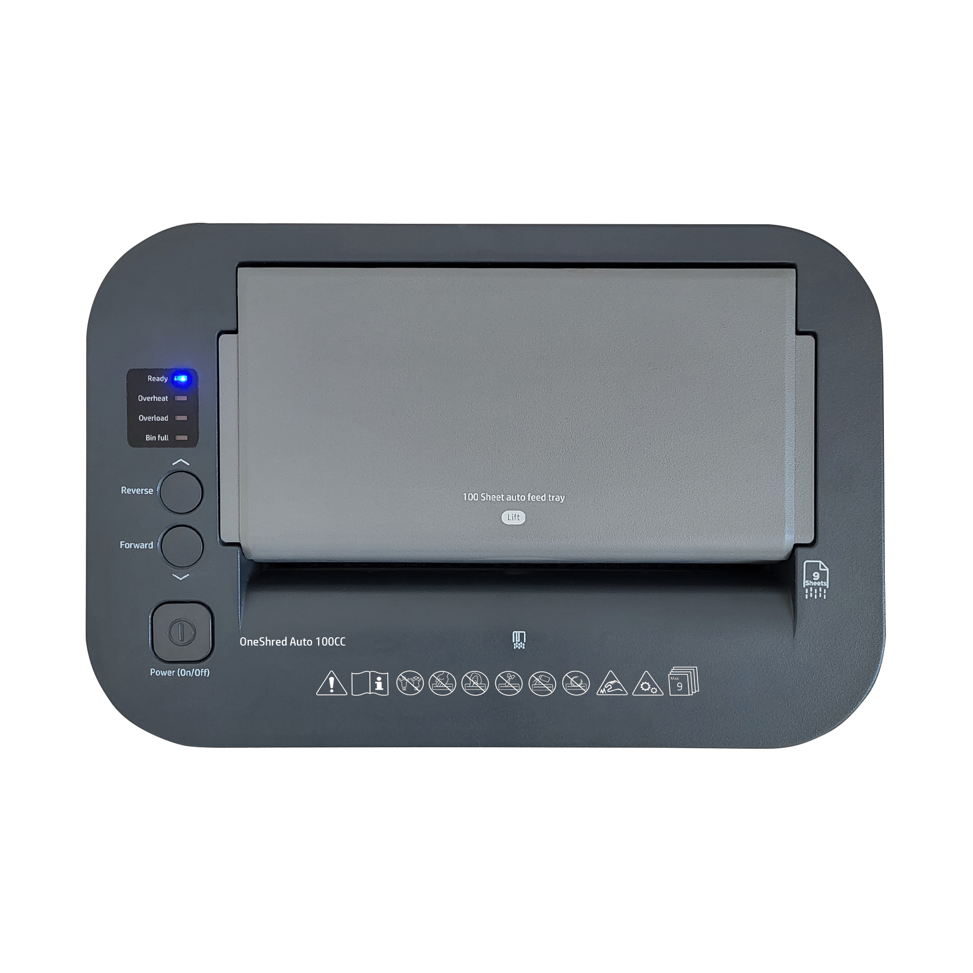 HP OneShred Auto 100CC Aktenvernichter mit Auto-Feed (100 Blatt) & P-4 Cross Cut HP OneShred Auto 100CC Aktenvernichter mit Auto-Feed (100 Blatt) & P-4 Cross Cut