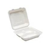 Benbow Menüschale aus Zuckerrohr – Nachhaltig, Robust, Biologisch Abbaubar - ideal für heiße Speisen