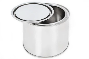 Weißblechdose 1000 ml mit Eindrückdeckel 1 Liter Metalldose Blechbüchse Lackdose