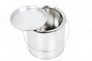 Weißblechdose 1000 ml mit Eindrückdeckel 1 Liter Metalldose Blechbüchse Lackdose