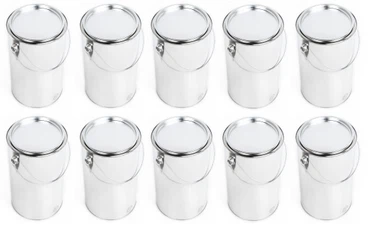 Weißblechdose 1000 ml mit Eindrückdeckel 1 Liter Metalldose Blechbüchse Lackdose