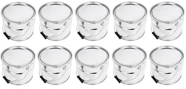 Weißblechdose 1000 ml mit Eindrückdeckel 1 Liter Metalldose Blechbüchse Lackdose