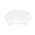 CLEANTECH Set Wascheimer 20L weiß & schwarz + Schmutzsieben, Deckeln, Eimerwagen