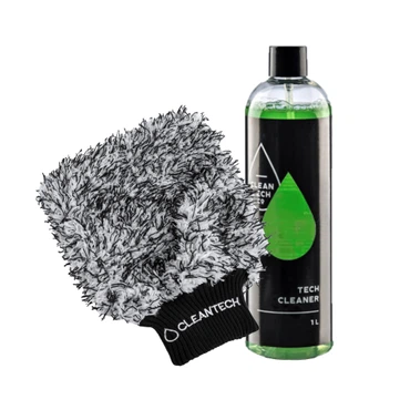 CLEANTECH CO Autowasch Set Tech Cleaner + Mikrofaserhandschuh und Verschiedene Sets