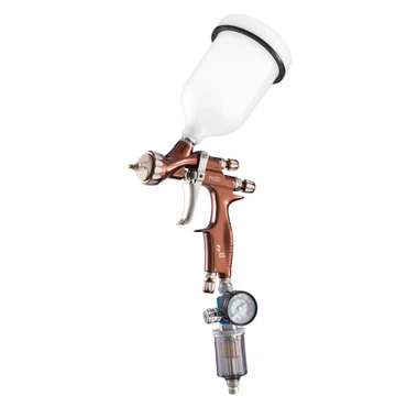 BenBow Schwerkraft-Lackierpistole PK80 | Pistole + Manometer-Trockner