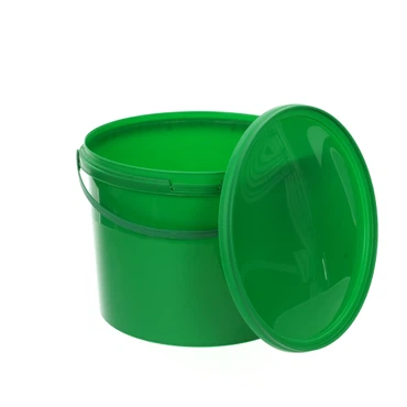 Eimer mit Deckel 30 20 10 1 0,5 L Grün Lebensmittelecht Eimer