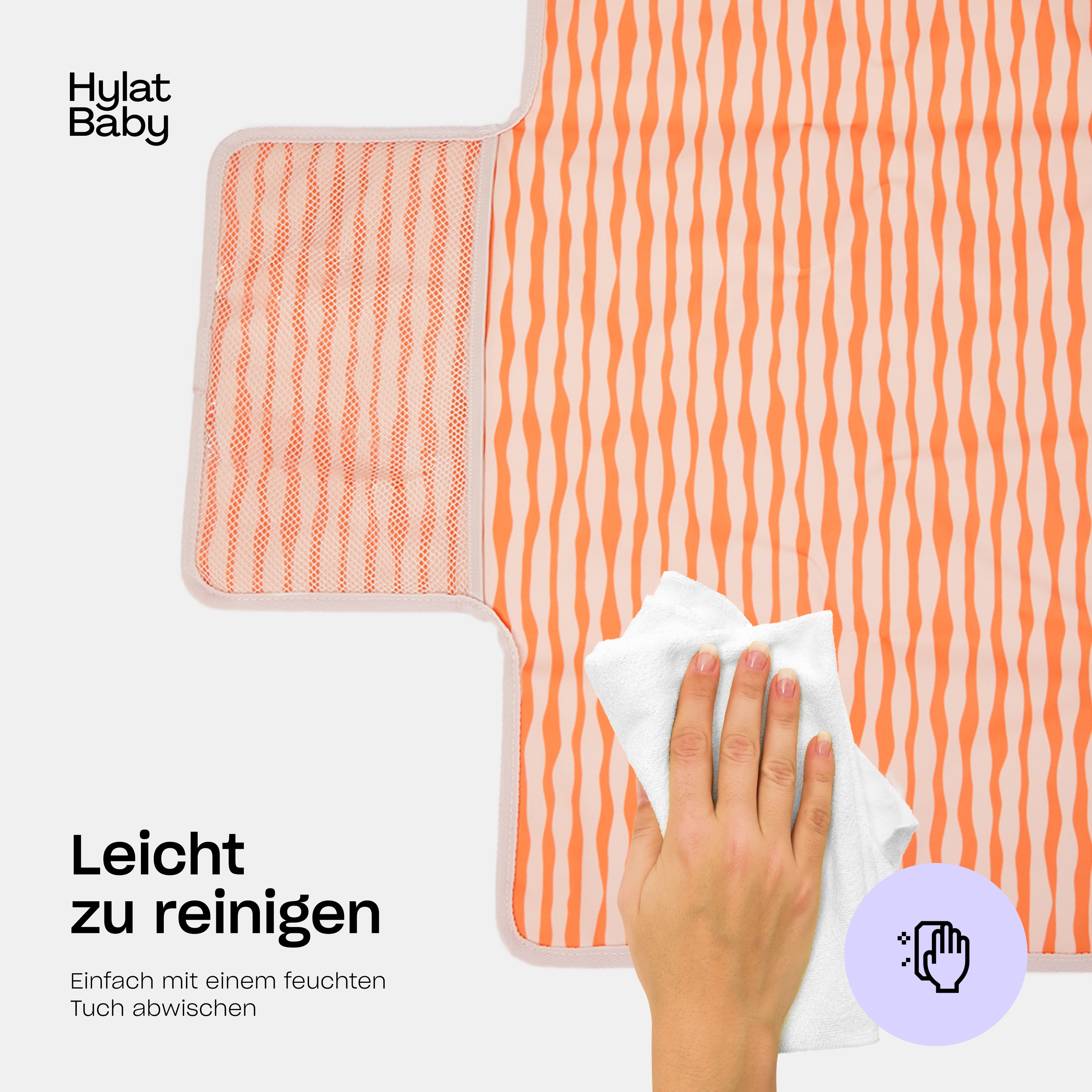 BESTonZON Faltbare Wickelunterlage - Wasserdichte Wickelmatte Für Unterwegs