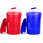 WASH BLAU + RINSE ROT + SEPARATOREN