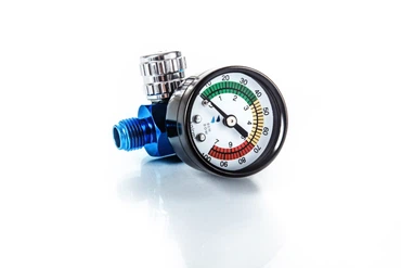 Druckregler mit Manometer Druckminderer für Lackierpistolen Wartungseinheit