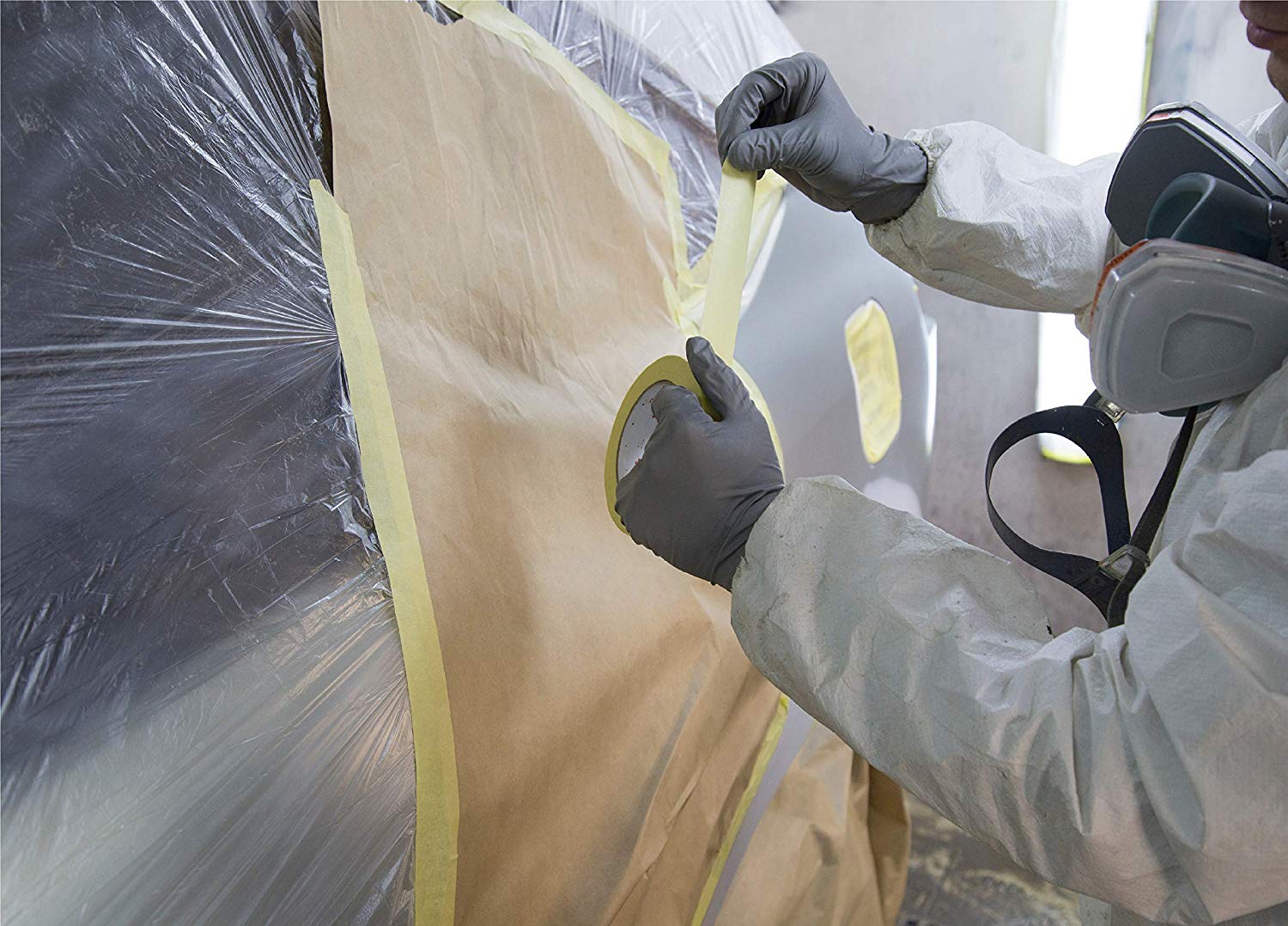 Abdeckfolien 4x150m Abdeckfolie Autolack Lackierfolie ...