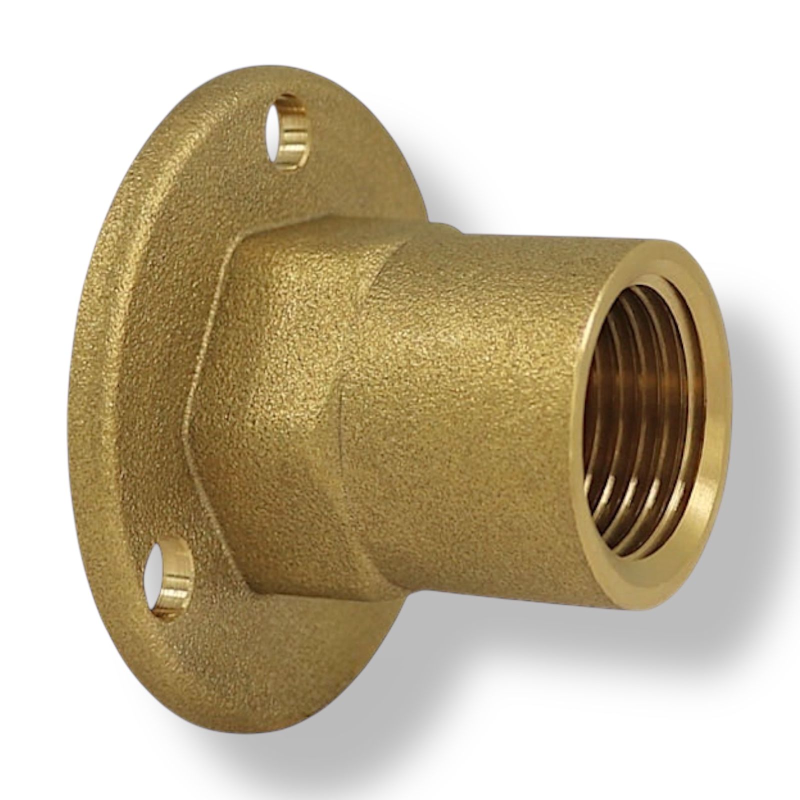 2 stuks wandschijven 1/2 inch, 1/2 inch wanddoos messing boog DN15