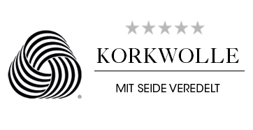 Korkwolle mit Seide