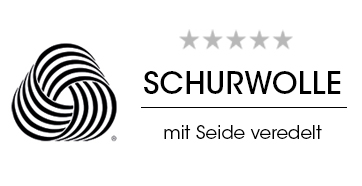 Schurwolle mit Seide