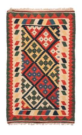 Kelimteppe - Orientalsk - 132 x 80 cm - beige