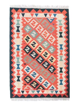 Kelim Carpet - orientalisk matta - 149 x 104 cm - orange