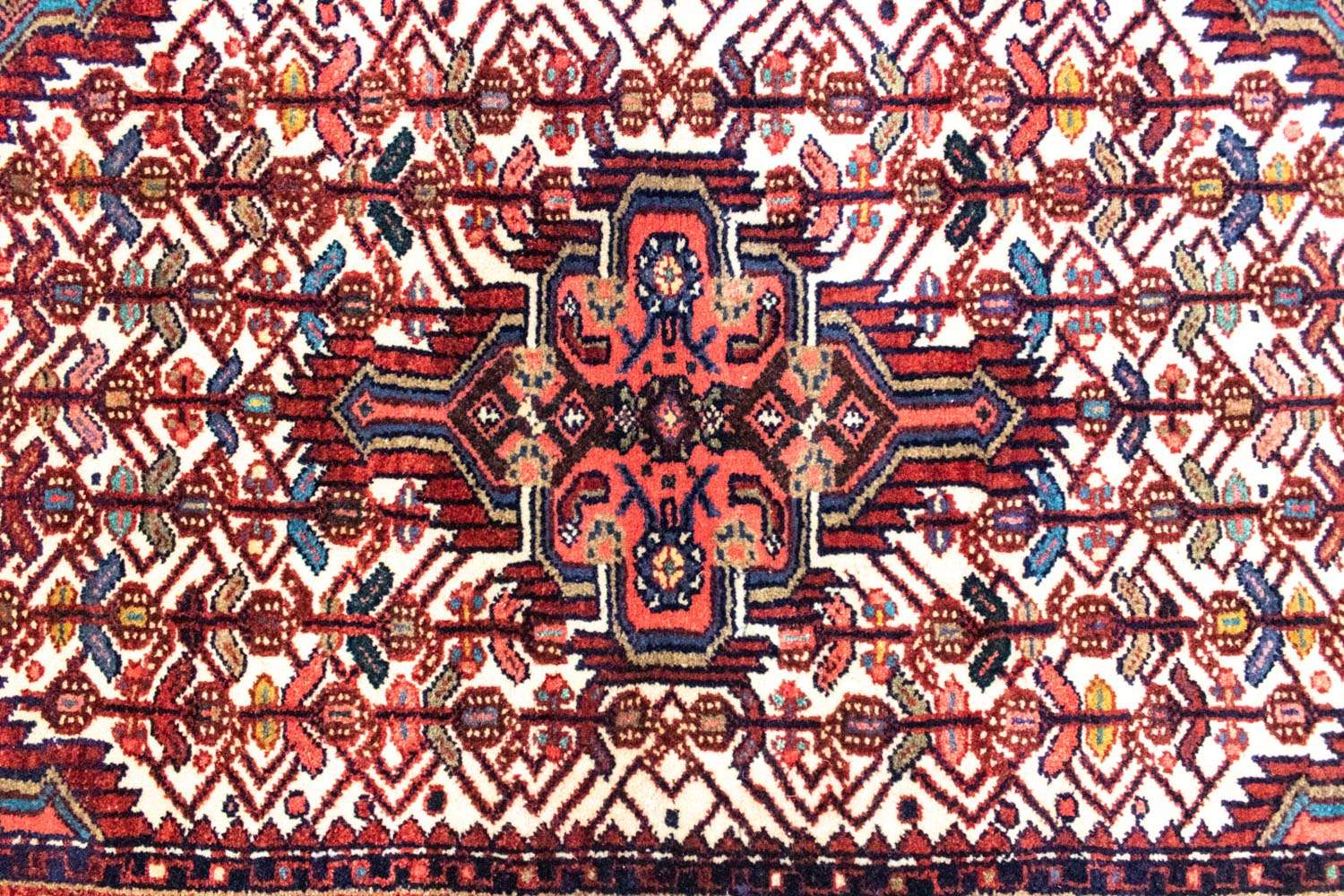 Tapis persan - Nomadic - 136 x 84 cm - rouge