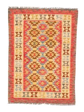 Tapis Kelim - Oriental - 145 x 104 cm - rouge