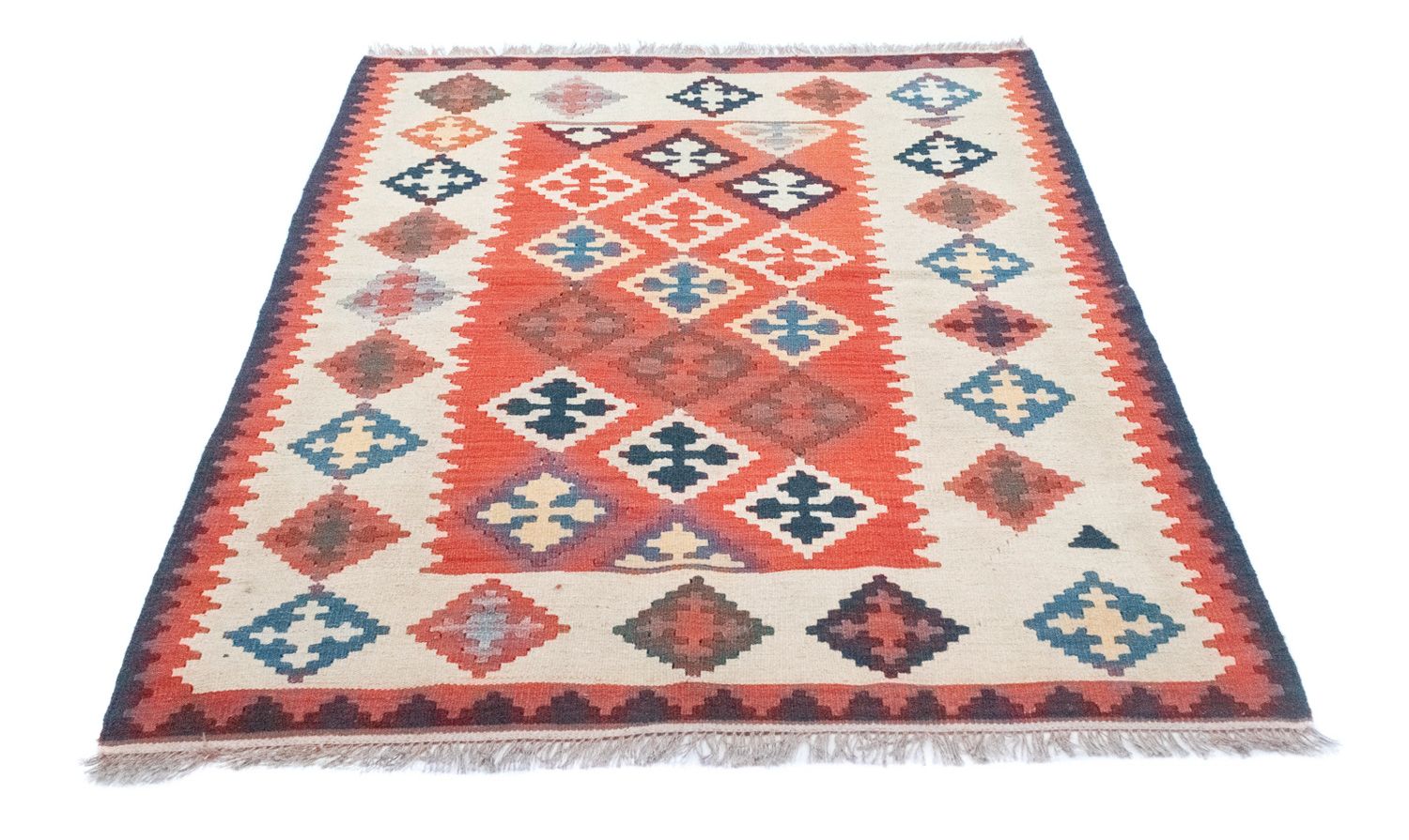 Kelim Rug - Oriental - 167 x 130 cm - orange