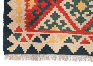 Kelim Carpet - orientalisk matta - 180 x 120 cm - orange