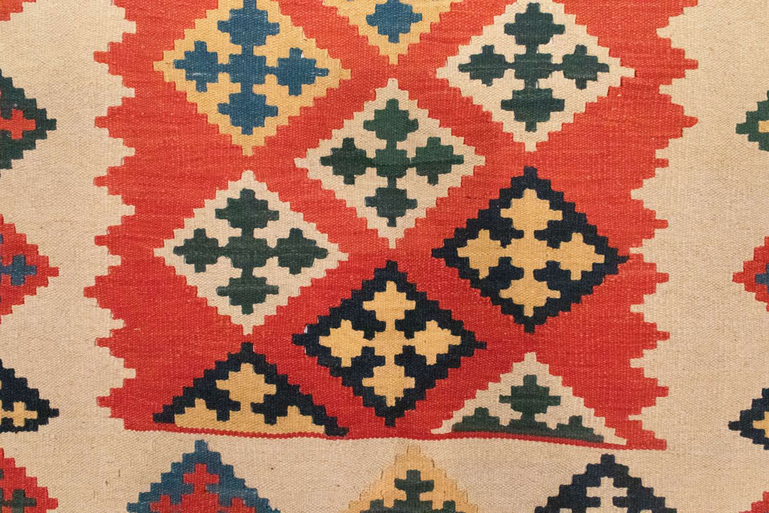 Kelim tapijt - Oosters - 200 x 148 cm - oranje