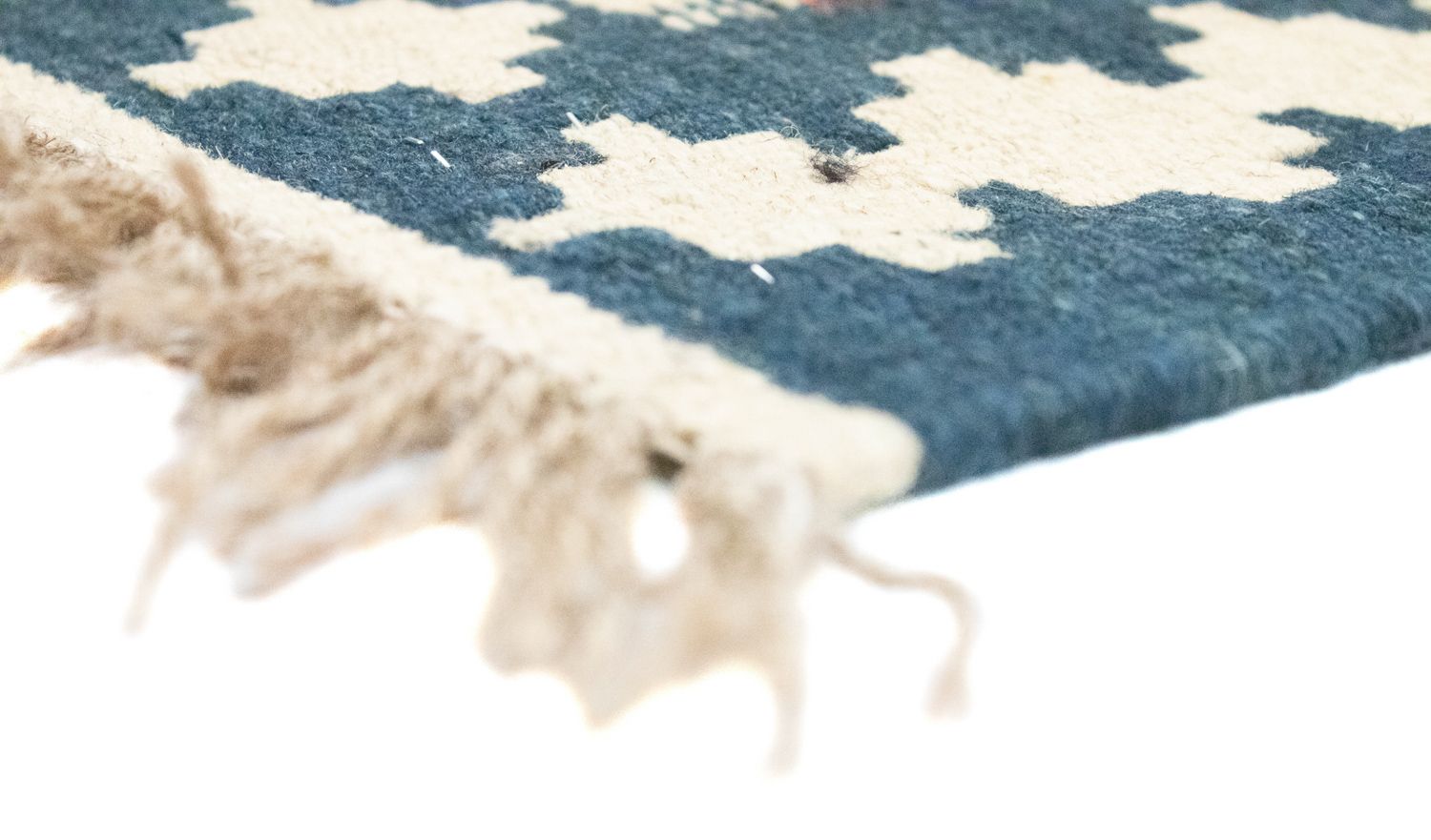 Kelimský koberec - Orientální - 144 x 110 cm - oranžová