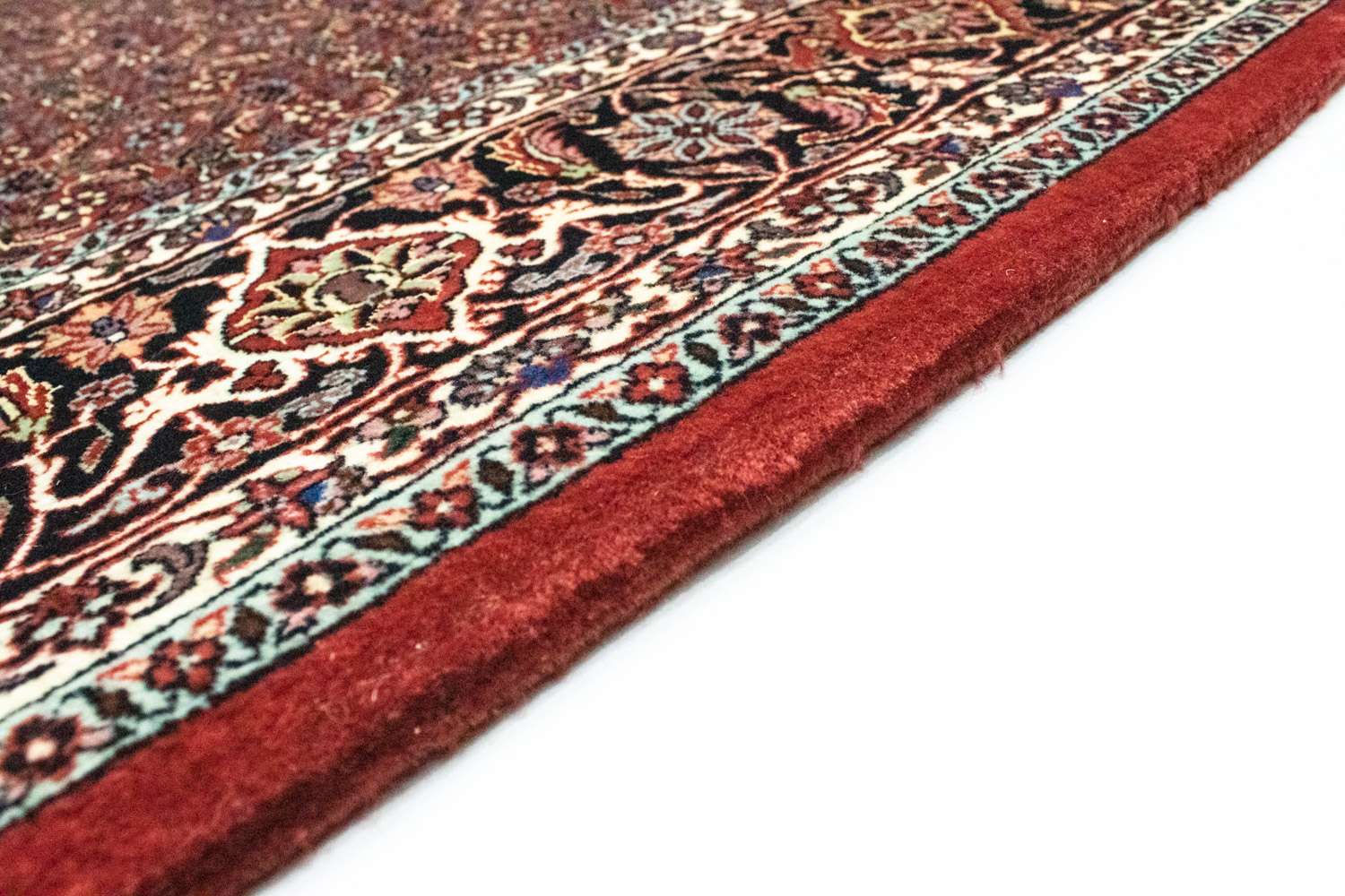 Tapete Persa - Bijar praça  - 210 x 210 cm - vermelho
