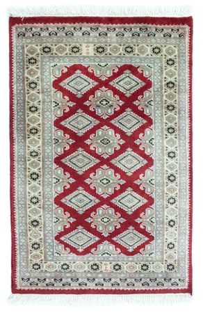 Pakistaans tapijt - 94 x 63 cm - rood