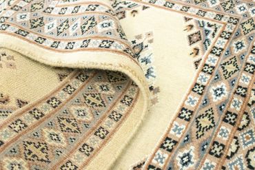 Pakistaans tapijt - 92 x 64 cm - beige