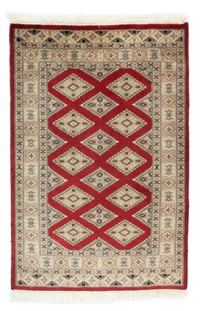 Alfombra Pakistani - 93 x 62 cm - rojo