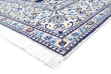 Alfombra Persa - Nain - Real - 342 x 250 cm - azul oscuro