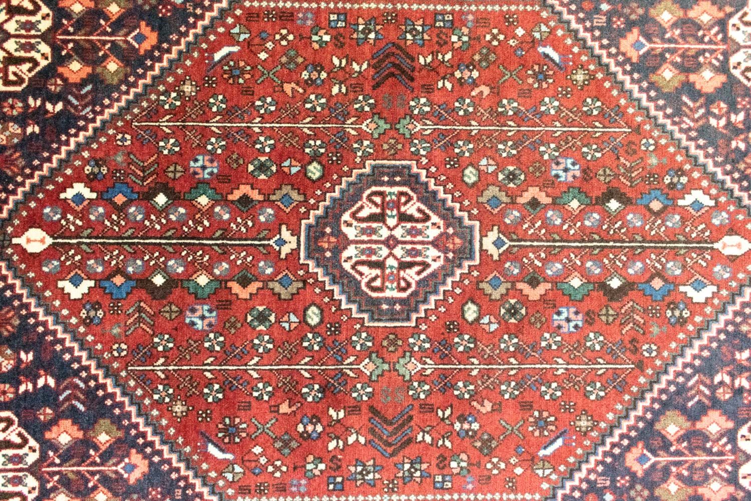 Persisk teppe - Nomadisk - 156 x 107 cm - oransje