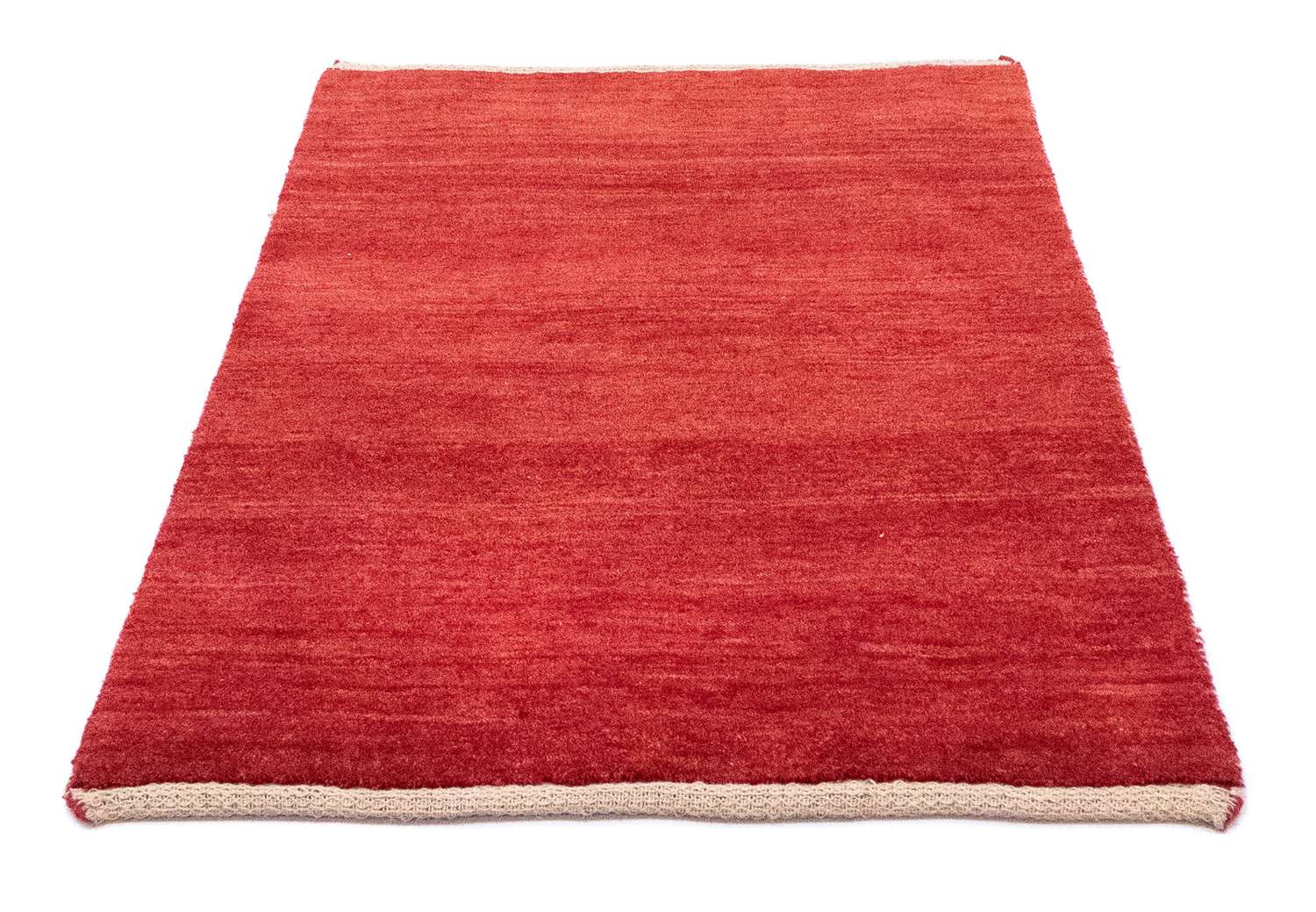 Gabbeh-teppe - persisk - 140 x 86 cm - rød