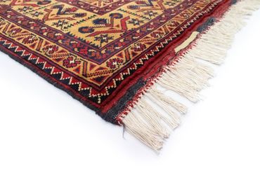 Afghan Rug - 195 x 153 cm - brown