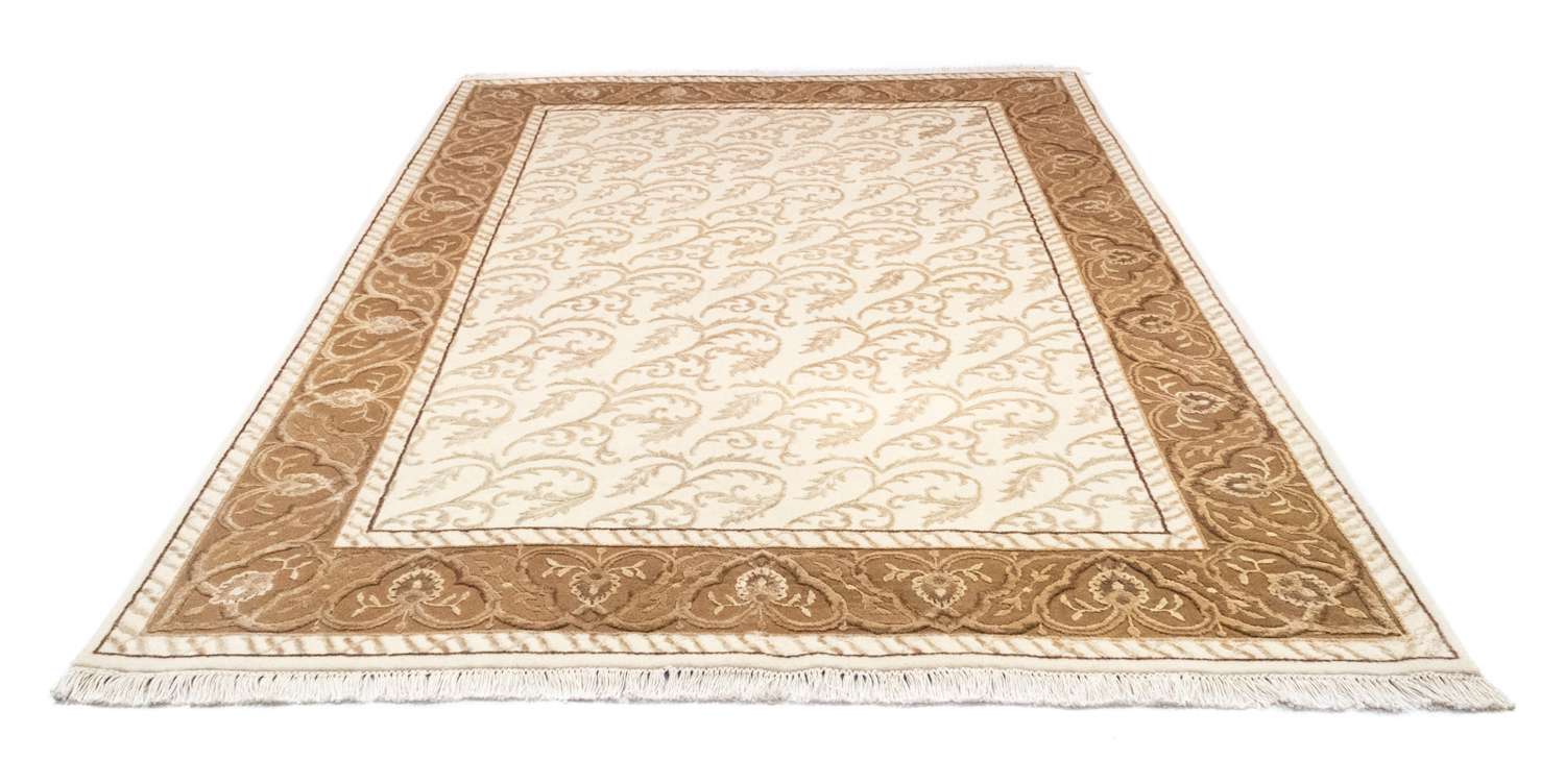 Designerski dywan - 237 x 168 cm - beżowy