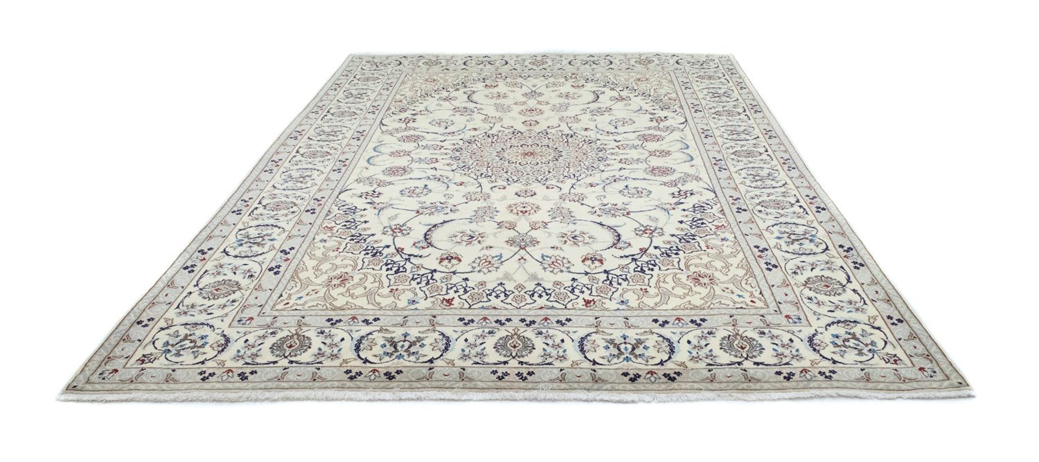 Tapete Persa - Nain - Royal - 305 x 208 cm - branco natural