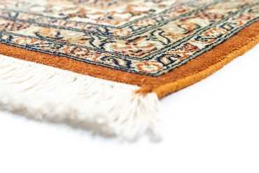 Tapete de seda - Kashmir Silk - 279 x 185 cm - castanho