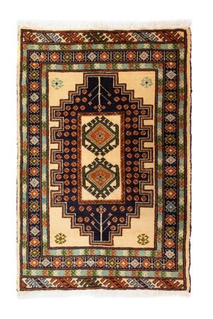 Turkaman Rug - 93 x 63 cm - blue