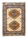 Turkaman Rug - 89 x 64 cm - blue